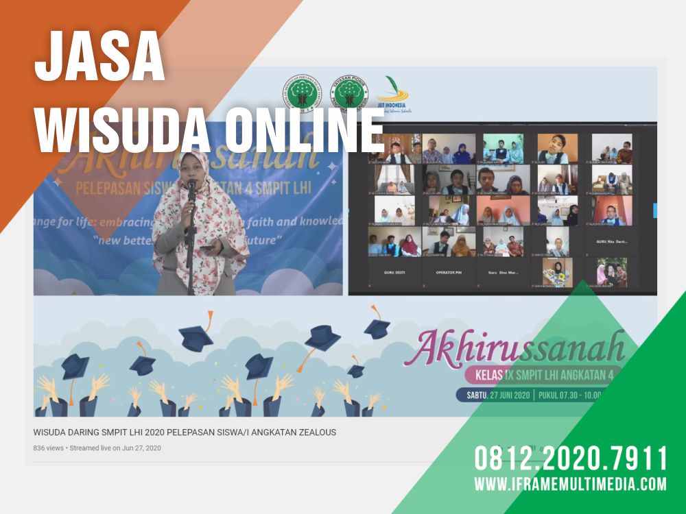 Jasa Wisuda Online Jogja | 0812.2020.7911 | IFRAME Multimedia